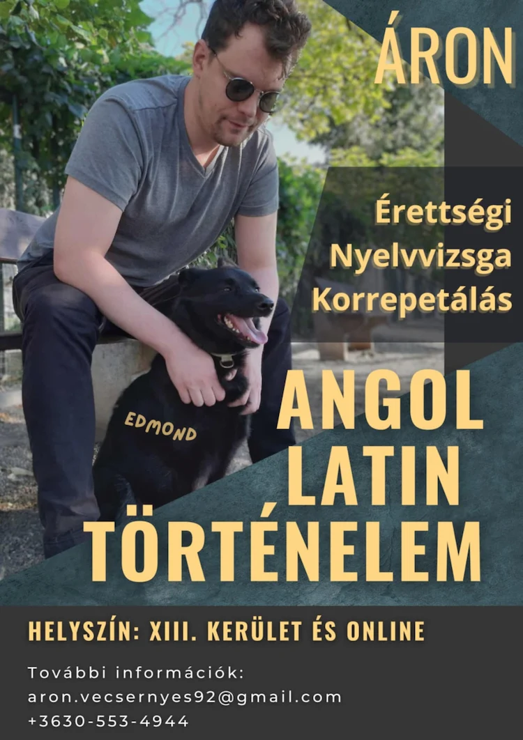 Angol, történelem és latin oktatás - érettségi és nyelvvizsga felkészítés, korrepetálás.